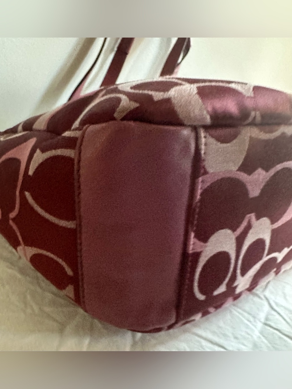Coach Pink Gallery Optic Signature Y2K Tote - Picture 10 of 16